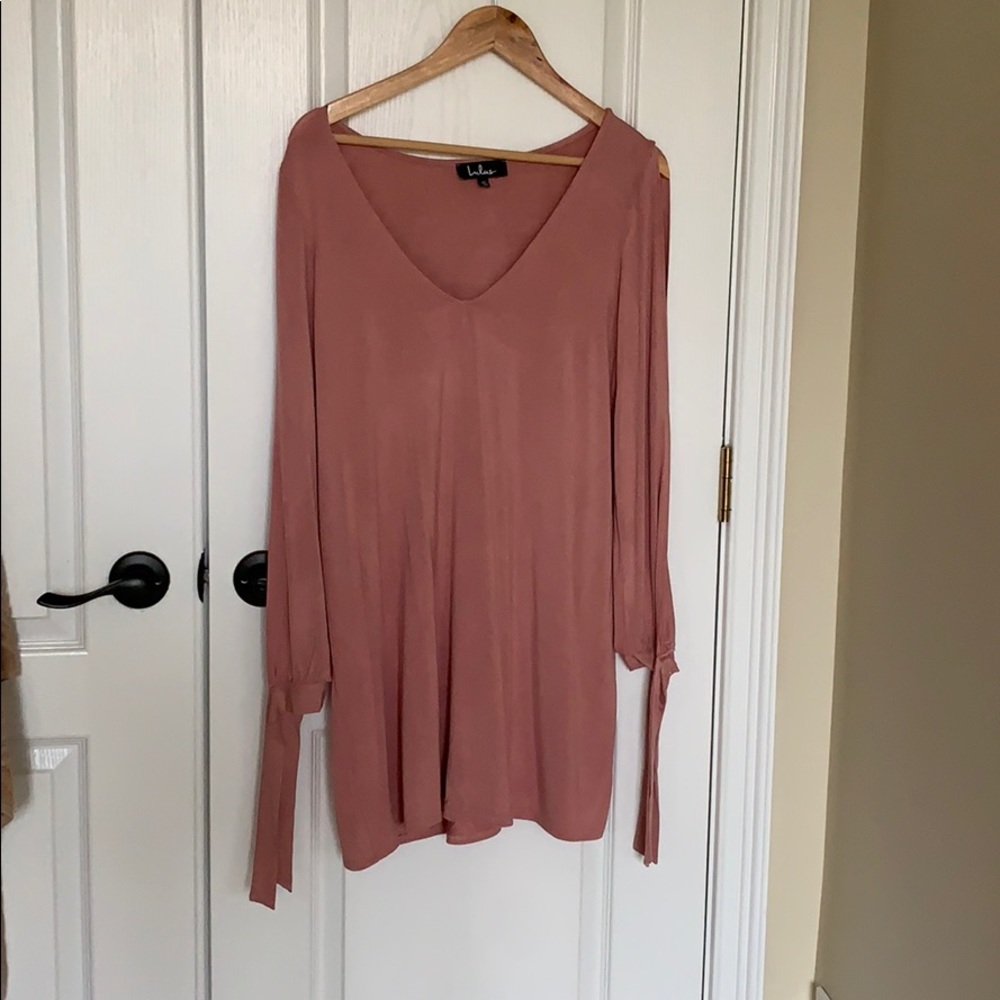 Pink Longsleeve Lulu’s Dress